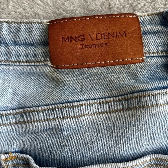 Mango Light Blue Straight Leg Jeans - Picture 14 of 14